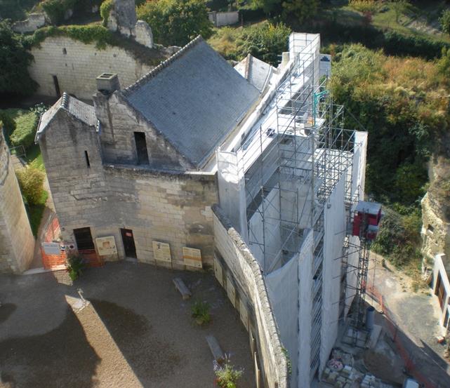 Renovation du donjon du Chateau de Loches - LOCADIRECT - LOCADIRECT