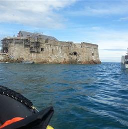 Renovation du fort de La Conchee, Saint Malo - LOCADIRECT - LOCADIRECT